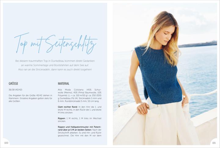 Actual product image Süsse Sommer-Tops stricken (German, 2023)