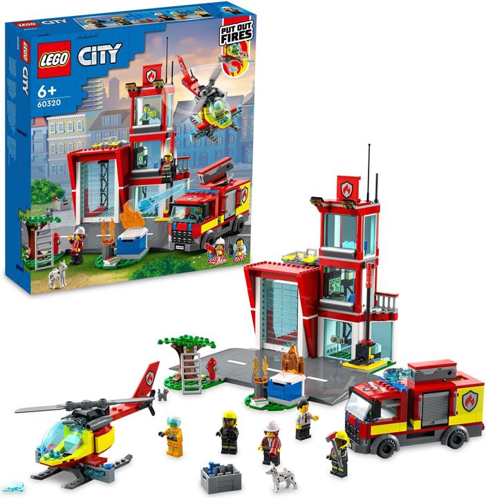 Image du produit LEGO Caserne de pompiers (60320, LEGO City)