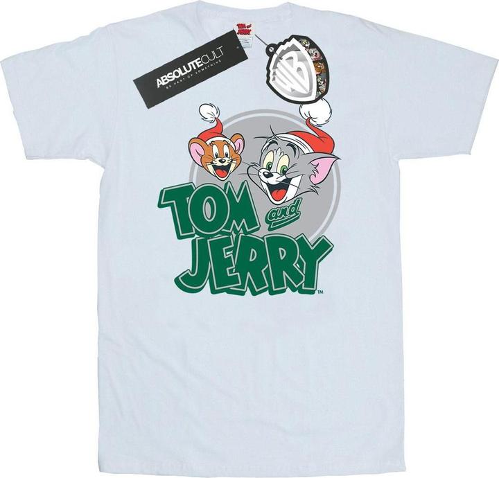 Immagine prodotto Tom & Jerry Christmas Greetings Maglietta Uomo (XL)
