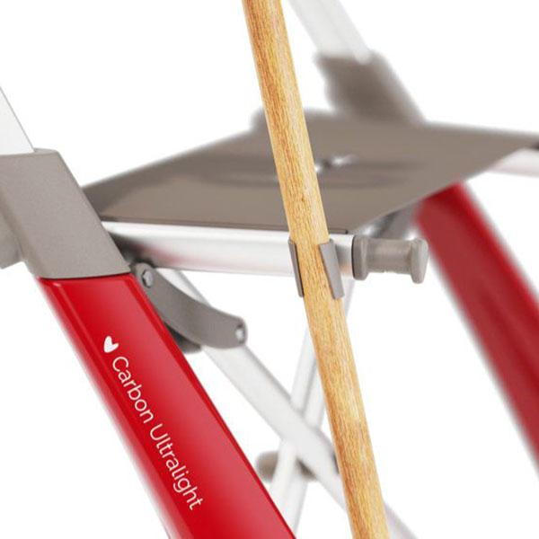Actual product image Russka Porte-canne déambulateur Carbon Ultralight à gauche