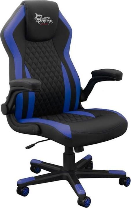 White Shark Gaming chair Dervish Gaming Chair, Black-blue