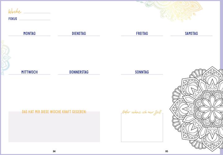 Actual product image Notebook Bullet Journal Mandala 21.6 x 15.3 cm (21.6 x 15.3 cm, Plain, Hardcover)