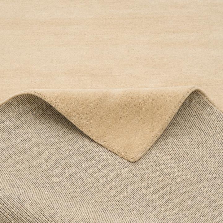 Produktbild Pergamon Wolle Natur Teppich Gabbeh Einfarbig (70 x 300 cm)