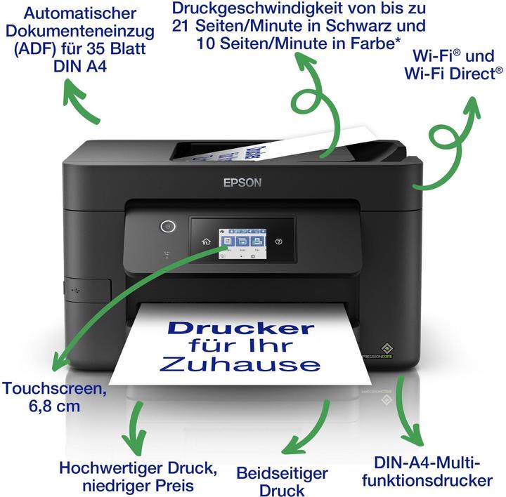 Actual product image Epson WorkForce Pro WF-3825DWF (Ink, Colour)