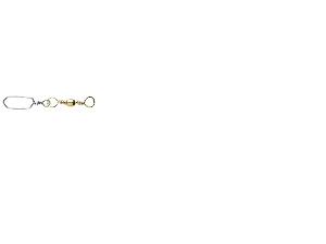 Produktbild Okuma Norwegian Snap Swivel Size 1/0 Brass - 5pcs