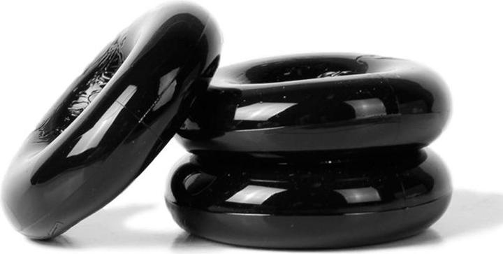Image du produit Sport Fucker Cockring Chubby 3-Pack - Noir (5 cm)