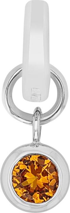 Produktbild Amor Charms für Damen, 925 Sterling Silber, Zirkonia synth. | Dezember (Silber 925)