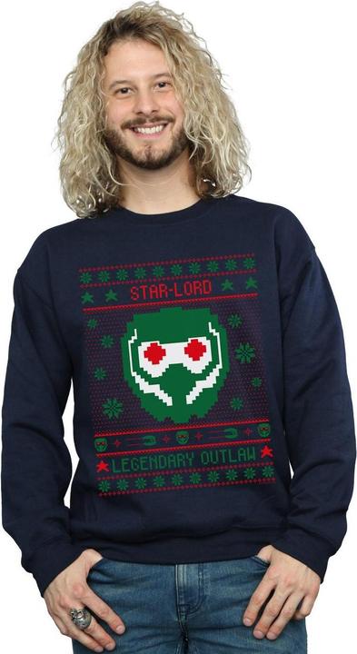 Immagine prodotto Guardians Of The Galaxy Vol. 2 Star Lord Fair Isle Felpa Uomo (L)