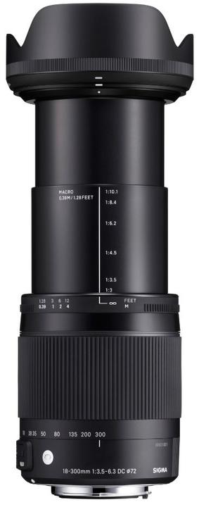 Produktbild Sigma 18-300mm f/3,5-6,3 DC Makro OS HSM (C) Nikon F DX (Nikon DX, APS-C / DX)
