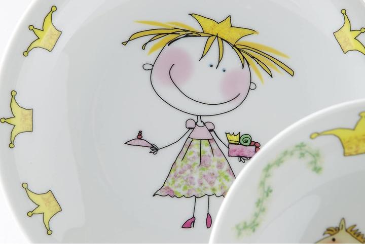 Produktbild Kahla 3-teiliges Porzellan Kindergeschirr Märchenprinzessin