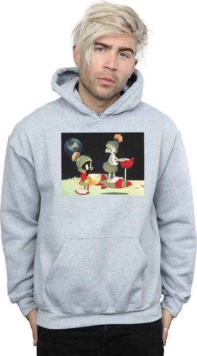 Actual product image Looney Tunes Mens Bugs Bunny Spaced Hoodie (3XL)