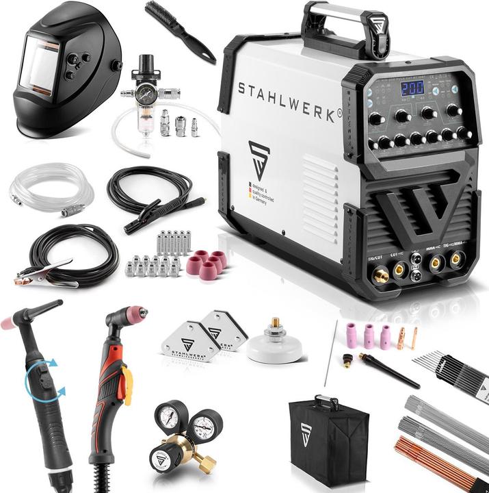 Stahlwerk AC/DC TIG 200 pulse welder with full plasma equipment