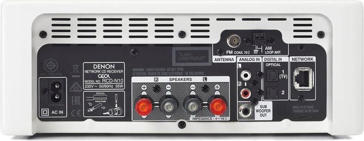 Produktbild Denon CEOL N10 (Spotify Connect, Multiroom, Airplay, Bluetooth, WLAN, CD Player, 2x 65 W)