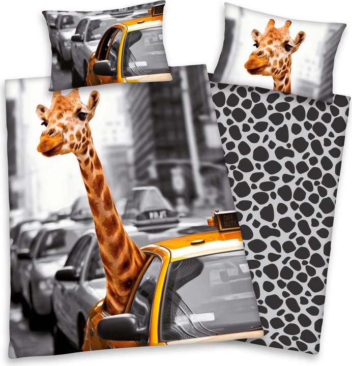 Produktbild Herding New York Safari (Bettwäsche Set, 160 x 210 cm, 65 x 100 cm)