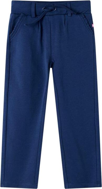 Image du produit VidaXL Pantalon enfant avec cordon de serrage Bleu marine 140,Matière : 95 (140)