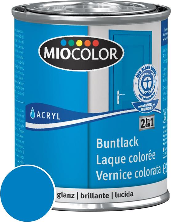 Image du produit Miocolor Acryl Laque colorée brillante (Bleu ciel, 0.38 l)