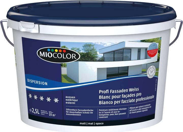 Miocolor Dispersion Profi Fassaden (Weiss, 2.50 l)