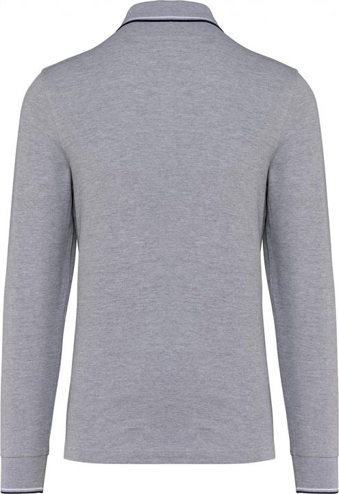 Actual product image Kariban Long-sleeved pique polo shirt (M)