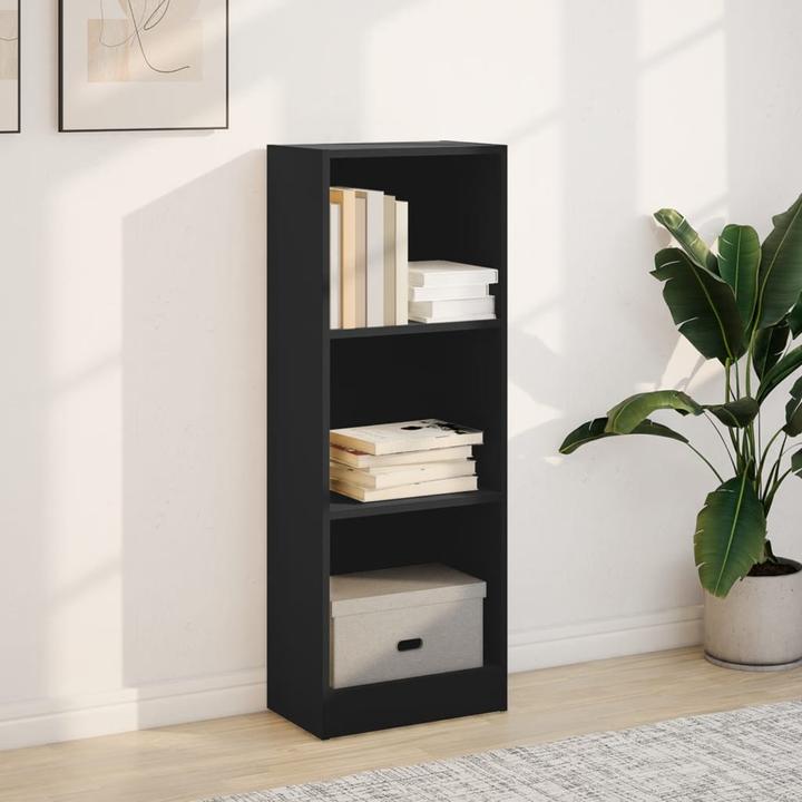 Image du produit VidaXL Bücherregal Bücherschrank Standregal Büroregal Schwarz Holzwerkstoff (40 x 24 x 109 cm)