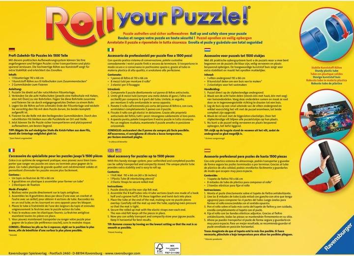 Nutritional values and ingredients Ravensburger Puzzle Mat Roll (1500 pieces)