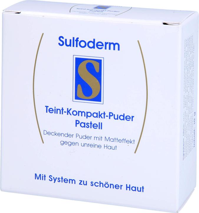 Produktbild Sulfoderm S Teint-Kompakt-Puder pastell, 10 g Puder