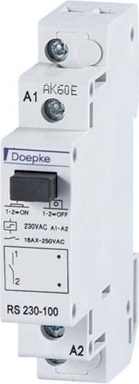 Doepke DOEP RS 230-110 Interrupteur de courant 230V AC/16A Interrupteur de courant