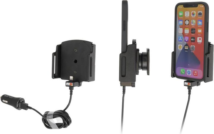 Immagine prodotto Brodit Supporto regolabile (laterale) Active USB, 12/24V, per APPLE iPhone 14 Pro, incluso caricatore USB