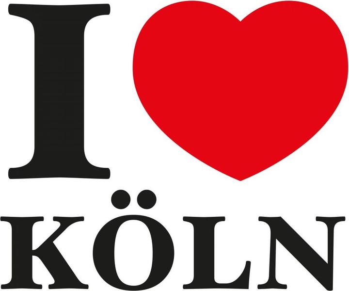 Produktbild Trenddeko I love Köln (40 x 34 cm)