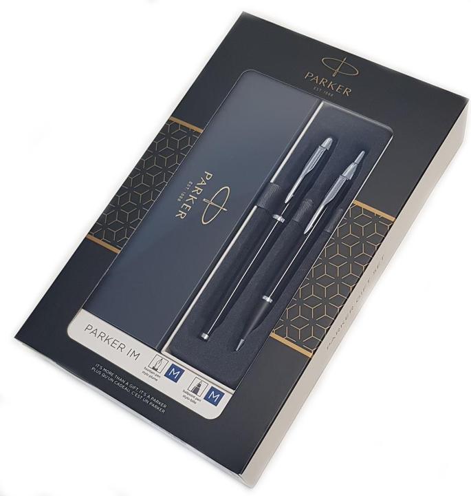 Produktbild Parker Füllfederhalter DuoSet IM C.C. Schwarz (Silber, Black, 2 x)