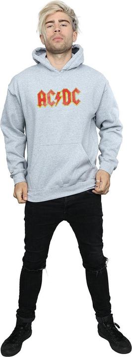 Image du produit AC/DC - Sweat à capuche DISTRESSED RED LOGO - Homme (M)
