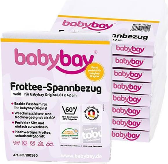 Image du produit Babybay Drap-housse de Terry pour Original (81 x 42 cm)