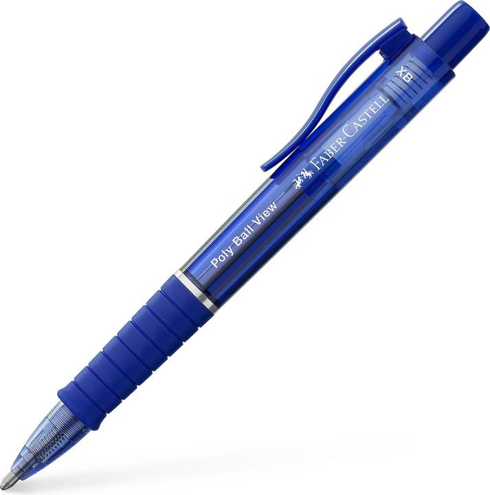 Immagine prodotto Faber-Castell Biros 'Poly Ball View' XB (Blu ammiraglio, 1 x)