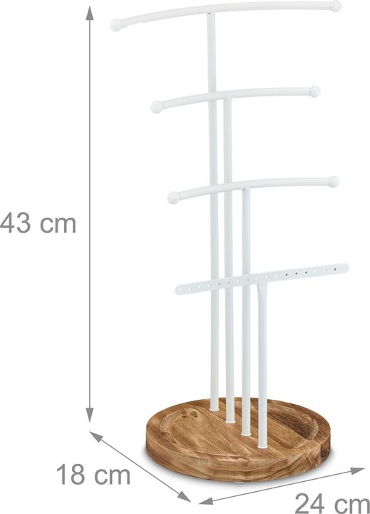 Actual product image Relaxdays Jewellery stand