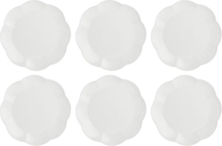 Actual product image La Porcellana Bianca Set of 6 Villadeifiori dinner plates - White 26 cm (6 Piece)