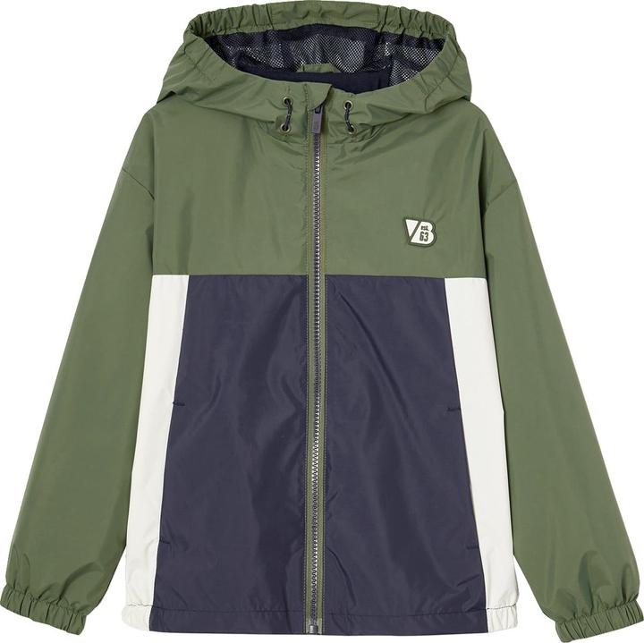 Vertbaudet Jungen Regenjacke mit Recycling-Polyester, Colorblock