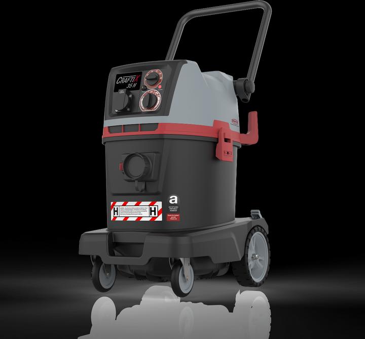 Image du produit Sprintus Aspirateur d'atelier avec prise électrique CraftiX 35 H pour poussières dangereuses de classe H