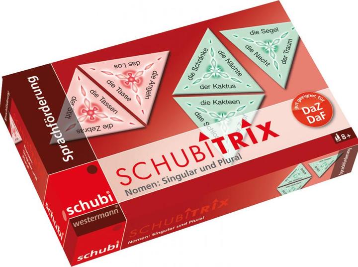 Actual product image Schubitrix Noun. Singular and plural (German)
