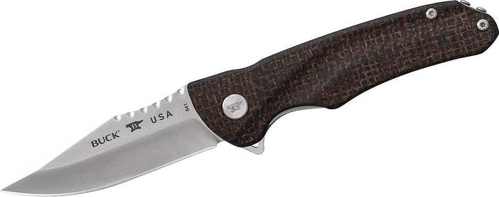 Buck One-hand knife 841 SPRINT PRO, steel S30V, ball bearing, flipper, liner lock, burlap micar
