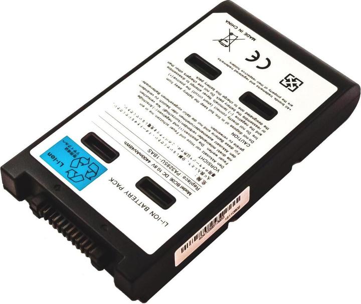 Actual product image CoreParts Laptop Battery (equivalent to: Toshiba PA3285U-1BAS, Toshiba PA3 (1 Cells, 4400 mAh)