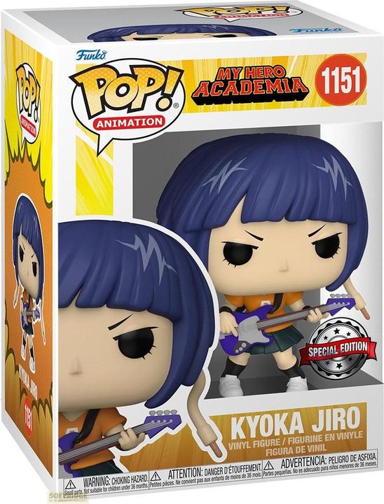 Actual product image Funko POP! My Hero Academia Jirou w/Guitar (1151) EXM
