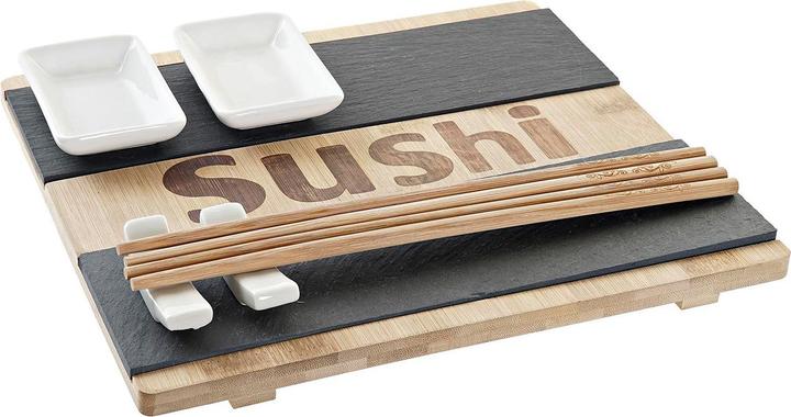 Image du produit Natura Punto Planche à sushi bois et ardoise (8 pièce(s))