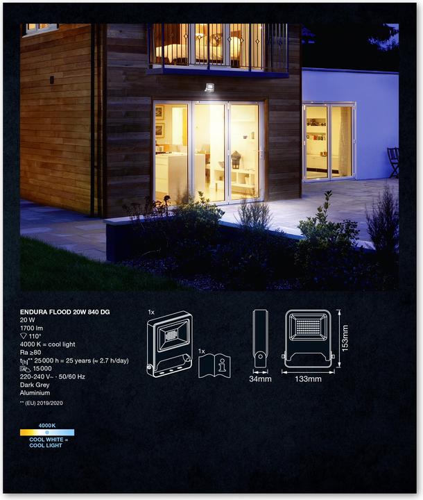 Immagine prodotto Ledvance Endura Flood (1700 lm, IP65)