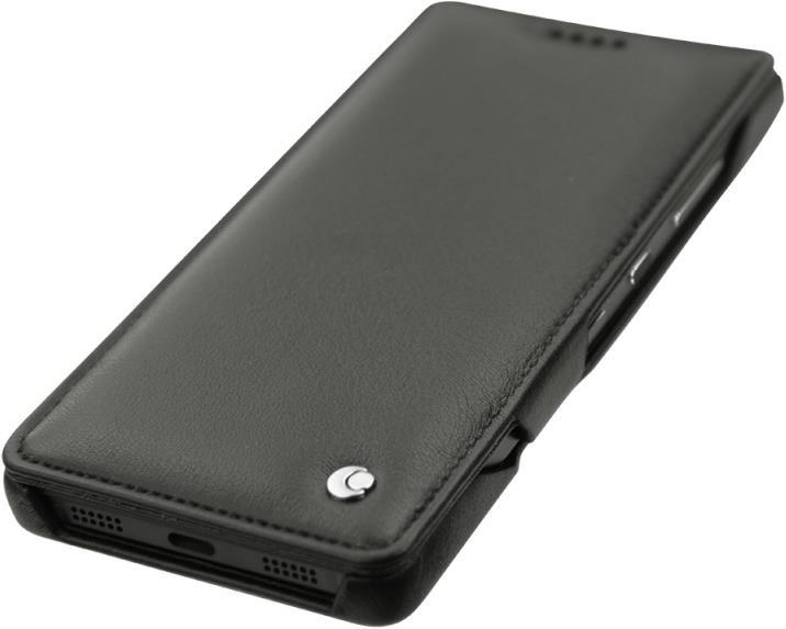 Productafbeelding Noreve Lederen omslag horizontaal (Blackberry KEY2)