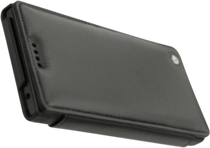 Productafbeelding Noreve Lederen omslag horizontaal (Blackberry KEY2)