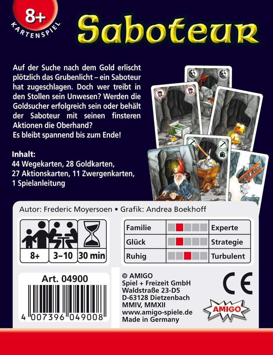 Produktbild Amigo Saboteur (Deutsch, Französisch, Italienisch)