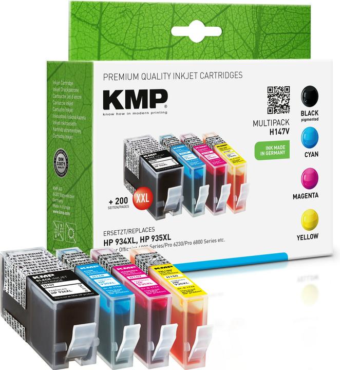 KMP H147V Multipack BK/C/M/Y compatible with HP 934/935 XL (M, FC, C, Y)