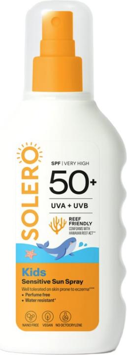 Actual product image Solero Kids Sensit Sonnensp SPF50+ 200ml (Sun spray, SPF 50+, 200 ml)
