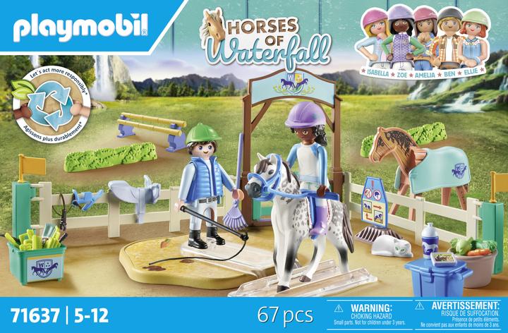 Immagine prodotto Playmobil Maneggio moderno (71637, Cavalli Playmobil della cascata)