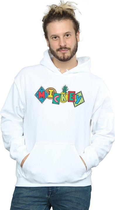 Immagine prodotto Disney Mickey Mouse Fruit Blocks Felpa con Cappuccio Uomo (XL)