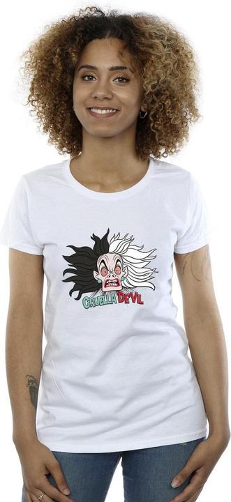 Actual product image Disney Womens/Ladies 101 Dalmatians Cruella De Vil Crazy Mum Cotton T-Shirt (L)